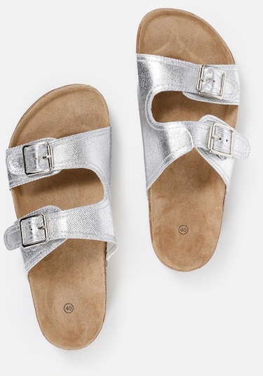 Colins Gri Kadın Terlik Cl1069508 Cl1069508 Q1.v1 Sıl Gümüş