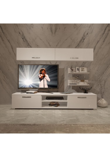 Decoraktiv Eko 5 Mdf Dvd Tv Ünitesi Tv Sehpası Beyaz
