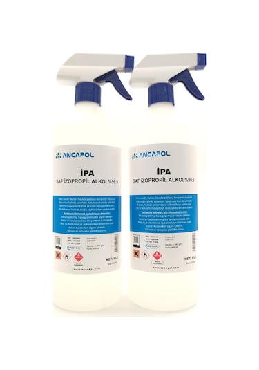 Ancapol Saf İpa İzopropil Alkol 2 x 1 L