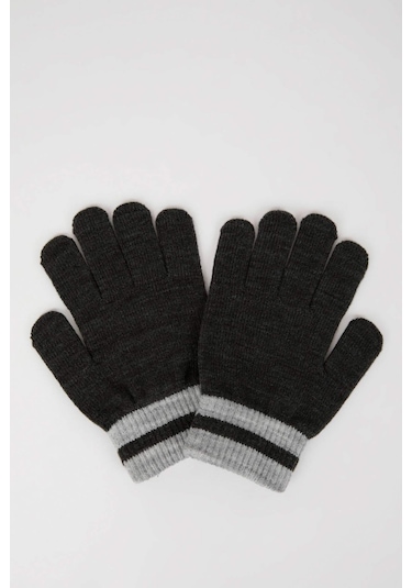 DeFacto Erkek Çocuk Baskılı Triko Eldiven S0406A624WNAR1