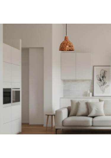 Opare Bakır Sarkıt Avize Bakır