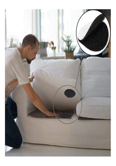 20 Adet Halı Kilim Koltuk Örtüsü Kaydırmaz Sabitleyici Cırt X