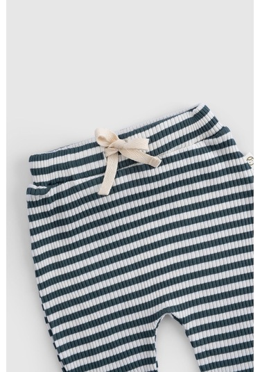 Organik Pamuklu Kaşkorse Modal Yeşil Bebek Takımı Yeşil