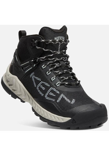 Keen 1025911 Nxıs Evo Mid Wp Black/blue Grass Kadın Outdoor Bot 001