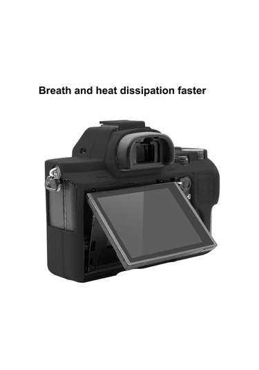 Sony Ilce-7mıı / 7smıı / 7rmıı Siyah İçin Puluz Yumuşak Silikon Koruyucu Kılıf