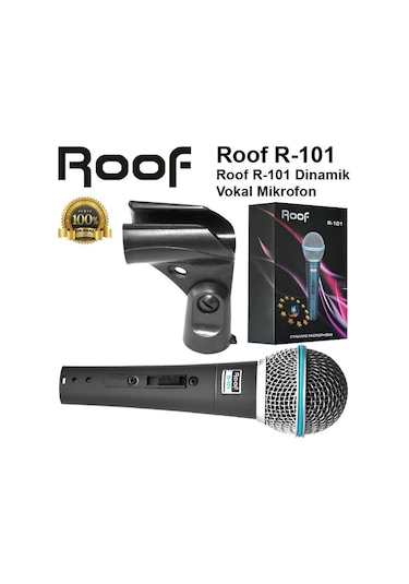 Roof R-101 Dinamik Vokal Mikrofon