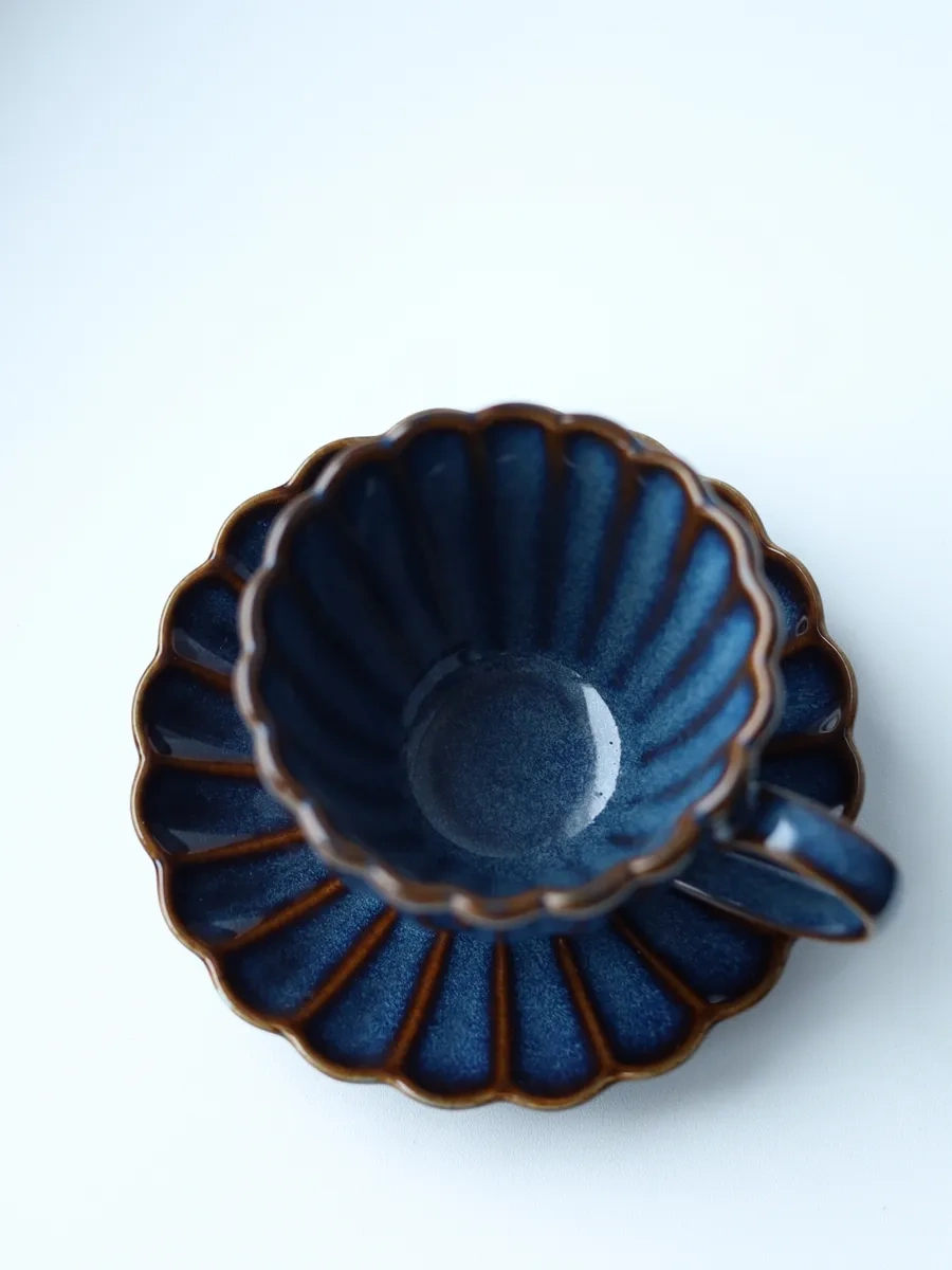 Aberu Shop Çay/ Kahve Takımı Fincan Ve Tabak 150ml 397771066 Mavi Topaz