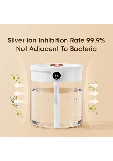 Myinkai Yeni 2l Çift Sprey Nemlendirici Usb Büyük Kapasiteli Ev