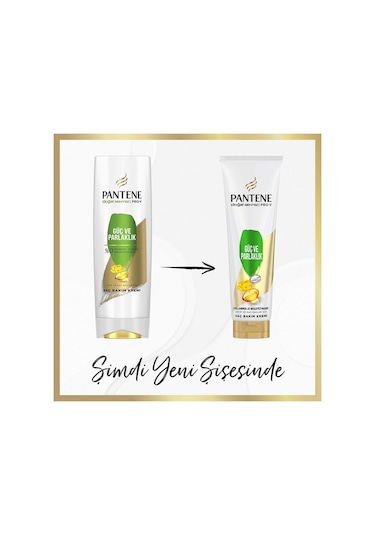 Pantene Doğal Sentez Güç ve Parlaklık Saç Bakım Kremi 275 ML