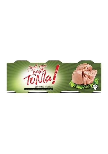 Kalite Tonla Zeytin Yağlı Ton Balığı 3 x 75 G