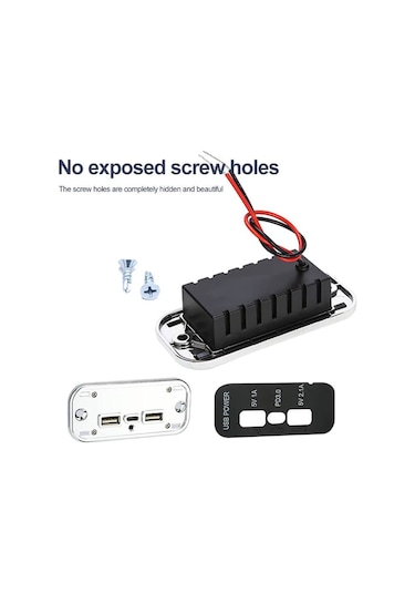 Type-c Usb 3 Portlu Araç Şarj Soketi Adaptörü 12v-24v