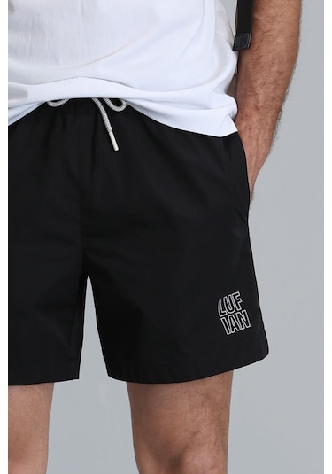 Lufian Aldor Erkek Deniz Şortu Siyah Siyah 111220101100100 Siyah
