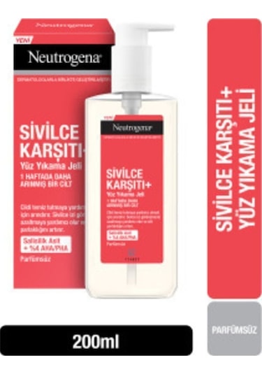 Neutrogena Sivilce Karşıtı Plus Temizleme Jeli 200 ML