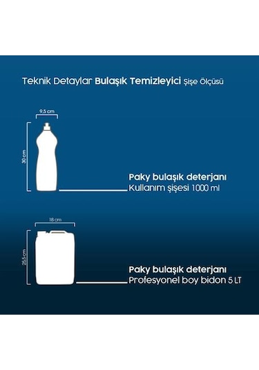 Paky Elde Bulaşık Deterjanı Sarı Push Pull 4 x 1 L