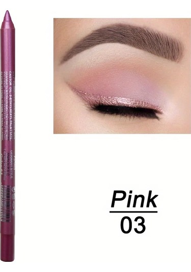 Bulaşmaya Dayanıklı Parlaklık Suya Dayanıklı Eyeliner Kalemi - Uzun Ömürlü, 03 Dark Topaz