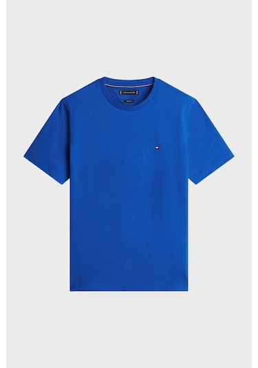 Tommy Hilfiger Erkek T Shirt Mw0mw39995 C7f Mavi Tommy Hilfiger Erkek T Shirt Mw0mw39995 C7f Mavi