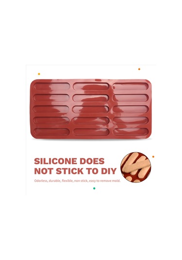 Gildedwill Tiramisu Parmak Bisküvi Silikon Kalıp, 15 Gözlü Tahıl Barları Pişirme Kalıbı, Çikolata Bar Kalıbı, Uzun Şerit Silikon Kalıp Gildedwill Tiramisu Parmak Bisküvi Silikon Kalıp, 15 Gözlü Tahıl Barları Pişirme Kalıbı, Çikolata Bar Kalıbı, Uzun Şerit Silikon Kalıp