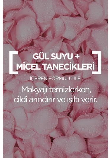 Garnier Micellar Gül Suyu Kusursuz Makyaj Temizleme & Işıltı 400 ML