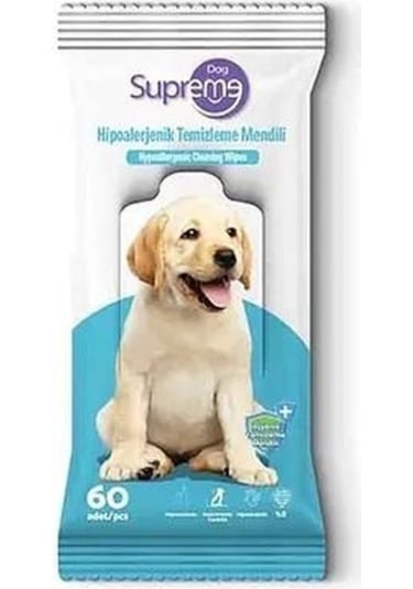 Supreme Pet Hipoalerjenik Islak Mendil 3 x 60 Adet