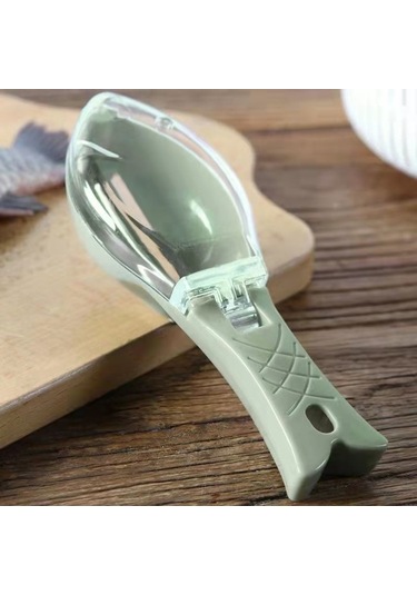 Cbtx 3 Parça Ct1682 Kalınlaştırılmış Plastik Balık Pulları Çekme Makinası Kapaklı Yeşil