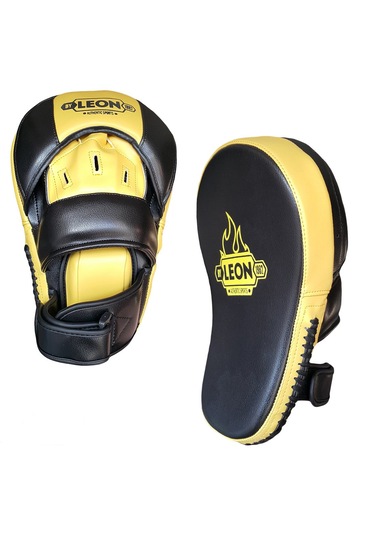 Leon Master Profesyonel Kick-boks Ve Muay Thai El Lapası Sarı Siy