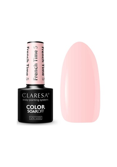 Claresa Kalıcı Oje French Time Yarı Şeffaf Pembe 05 5gr