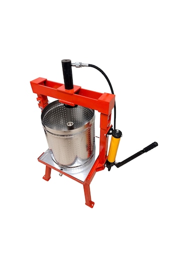 Zentra Pistonlu Paslanmaz Çelik Meyve Sıkma Presi 50 Litre