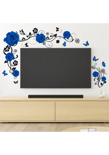 Sticker Store Mutfak Dekorasyonu İçin Duvar Çıkartması 187838836 Mavi