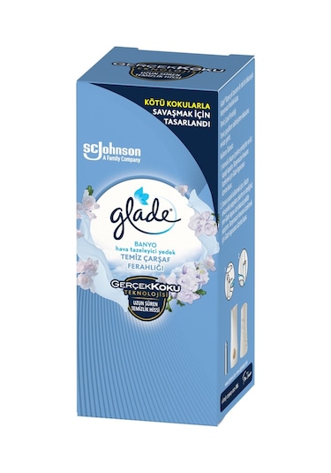 Glade Banyo Hava Tazeleyici Yedek Temiz Çarşaf Ferahlığı 10 ML
