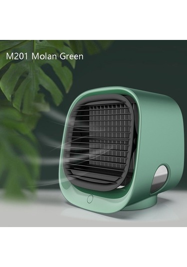 Zhkj Shop Usb Taşınabilir Soğutma Fanı, Renk: M201 Molan Yeşili 4585 Yeşil