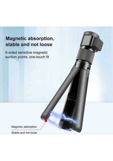 Ebitda Insta360 X3/x4 Puluz Döner Saplı Tripod Standı - Siyah - Masaüstü Kamera Standı