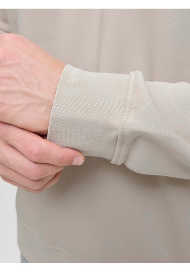 Jack & Jones Soho Erkek Krem Sweatshirt 12278793-mbm Krem