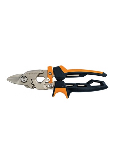 Fiskars 1027212 Powergear Metal Levha Makası - Kısa Kesim