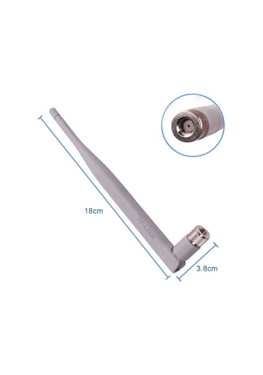 Tp-Link 6 dBi RP SMA Erkek Anten 2.4 - 5.8 gHz RF GSM Wi-Fi  Anten