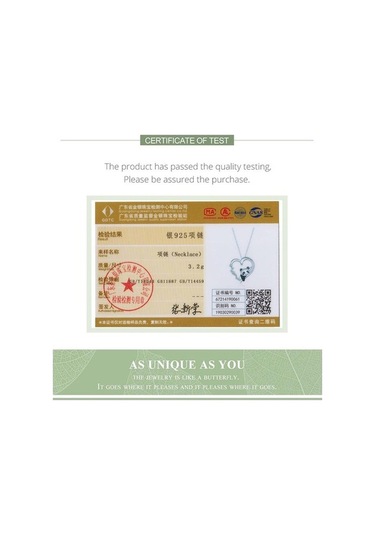 Novahub 925 Ayar Gümüş Panda Kolye, 17.7 İnç Zincir, Kadınlar İçin, Ayarlanabilir, Yıldönümü/hediye Gümüş