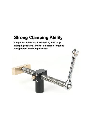 Dancemonkey Ahşap İşleri Mengesi - 20mm Delikli, Güçlü Sıkma, Hızlı Kilitleme