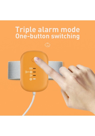 Konesam Cy-999 Bebek Islaklık Alarmı: 3 Modlu, Şarj Edilebilir, Manyetik Ve Klipsli Beyaz