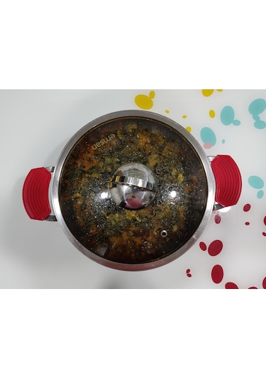 Silikon Tencere Tava Tutacağı Yanmaz Yapışmaz Tutamaç Set Kırmızı