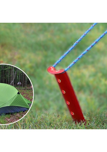 Suntek 5 Adet Taşınabilir Çadır Stakes Mandal Kırmızı-23cm Kırmızı 23cm Kırmızı