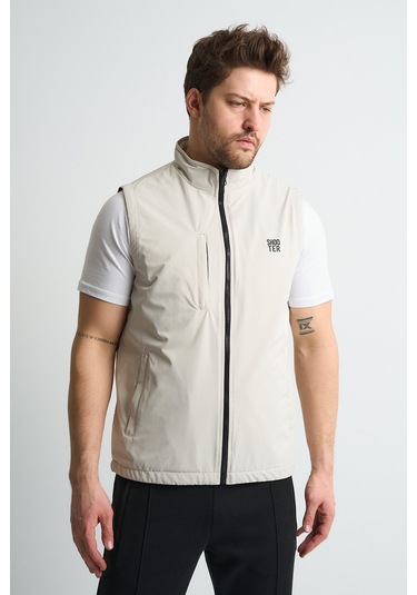 Shooter Sportswear Deluxe Erkek Yelek Üç Cepli İçi Polarlı Regular Kalıp Lacivert Taş