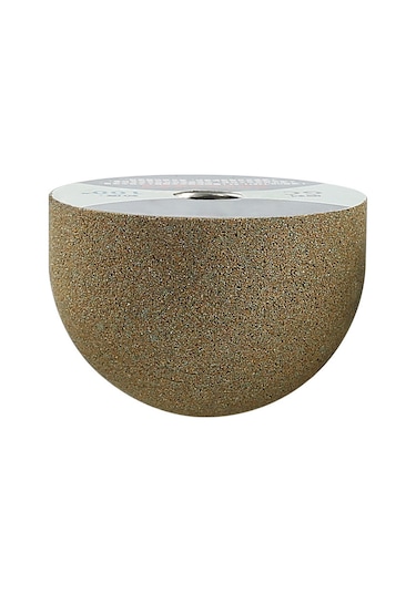 Yunboo Küçük Mantar Kafalı Elmas Zımpara Taş, Porselen, Çanak Yapımı İçin İç Bükey Yuvarlak Taban Zımparalama Aleti 200 İnce