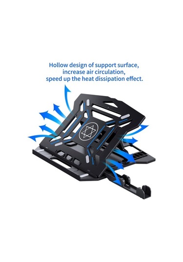 Joyhub Taşınabilir Dizüstü Bilgisayar Yükseltici Standı 8 Seviyeli Yükseklik Ayarlamalı 10 - 15.6 Inç Beyaz Yok Havalandırma