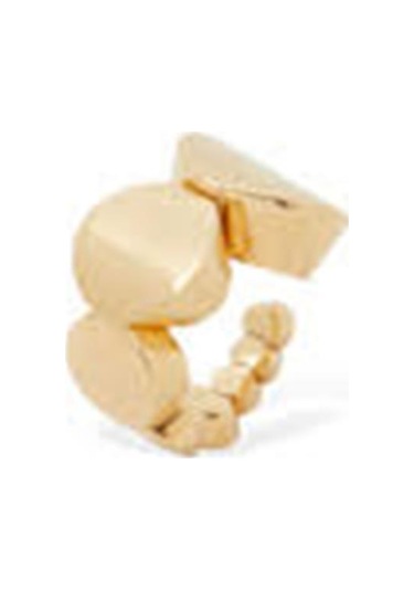 Oqqo Sıralı Daire Halka Küpe Altın