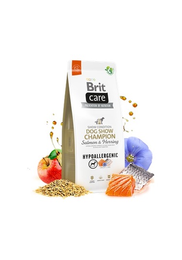 Brit Care Yarışma Köpekleri Kondisyonu İçin, Hipoalerjenik, Somonlu Ve Ringa Balıklı Kuru Mama 12 Kg