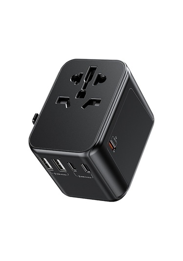 Rogfer Wk Wp-u03 30w Çoklu Fişli Seyahat Şarj Cihazı Siyah Diğer