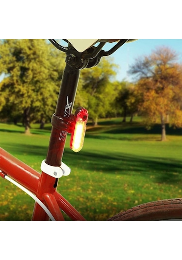 Epic Nıst Usb Şarjlı Bisiklet Arka Lamba Siyah