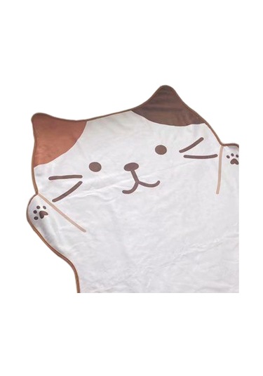Suntek Yaz Kompakt Yumuşak Için Sevimli 1.5m Kedi Desenli Beyaz Beyaz
