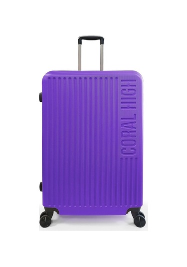 Novahub Coral High Abs Mor Büyük Boy Valiz 16453 Mor Mor