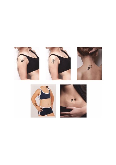 Peri Kızı Desenleri Kına İle Geçici Dövme Yapma Seti