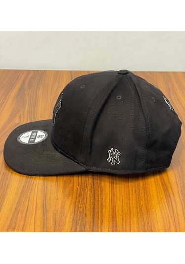Hamze Ny Yankees New York Nakış Hip Hop Snapback Rapper Şapka Cap Siyah